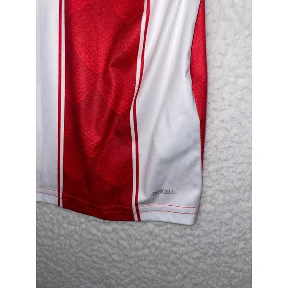 Puma Paraguay APF National Team Soccer Jersey Red White Striped Mens Small S - Picture 6 of 10